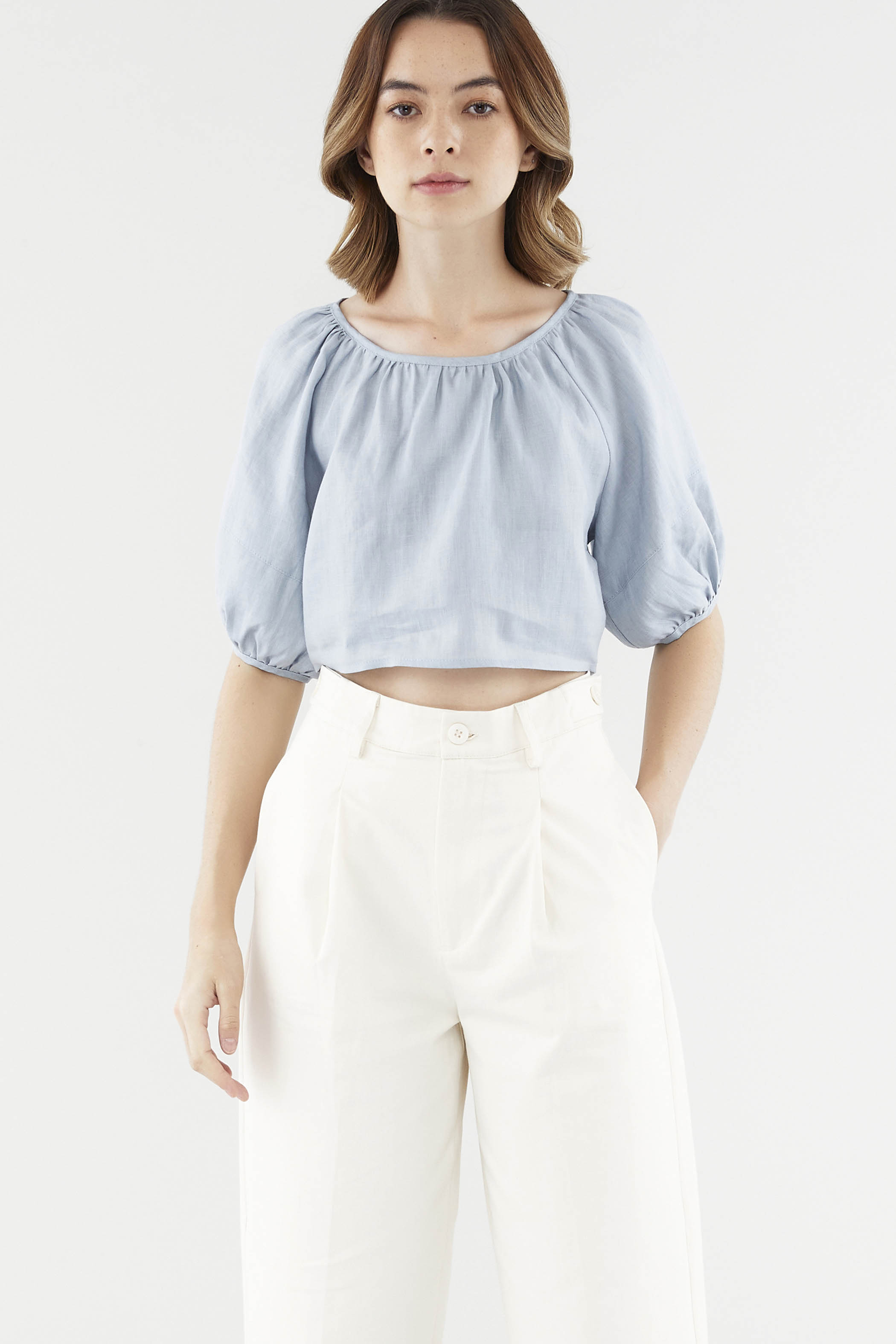 Jaycie Puff-sleeve Blouse