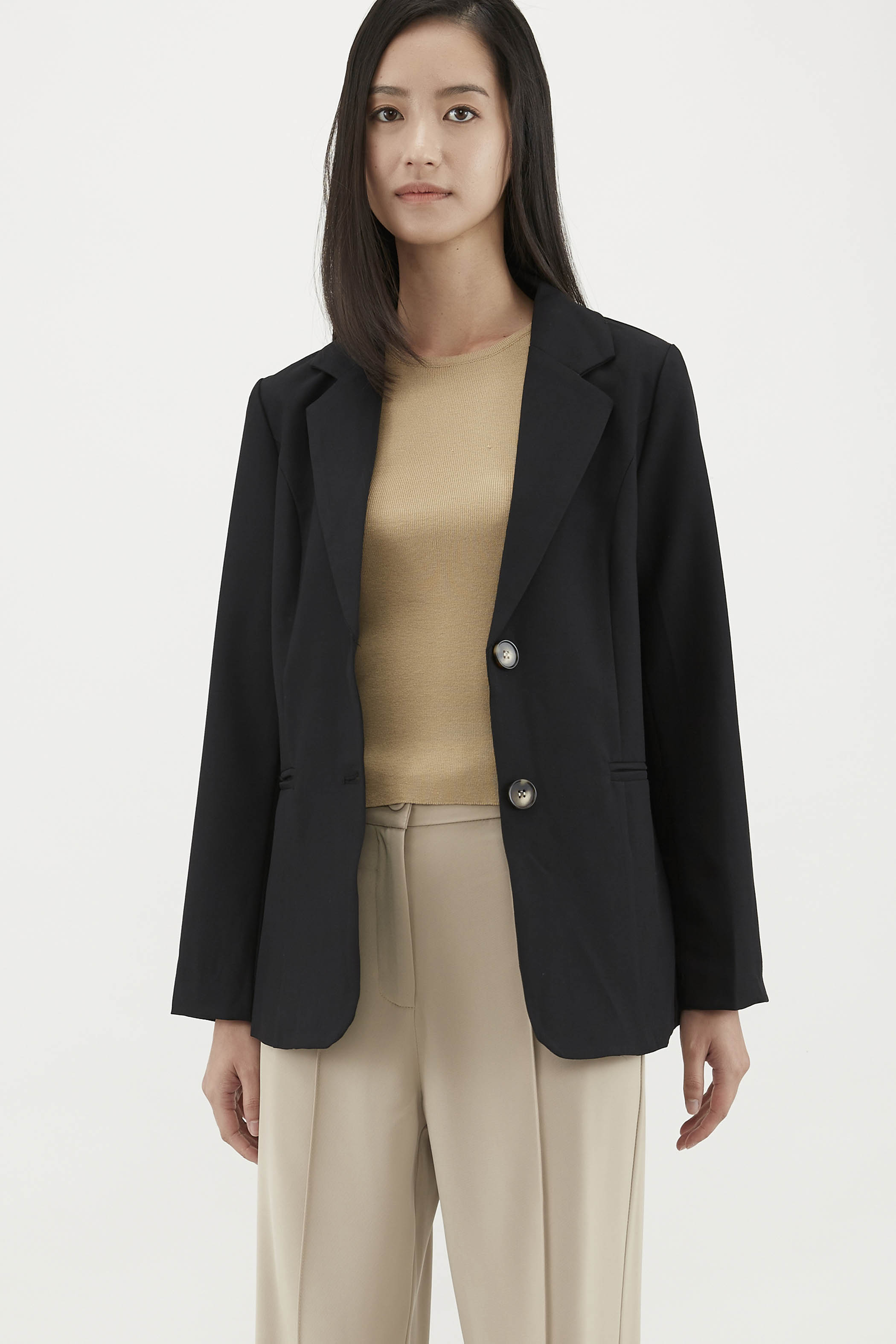 Erwyne Double-Button Blazer