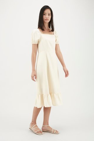 Eydie Puff-Sleeve Dress