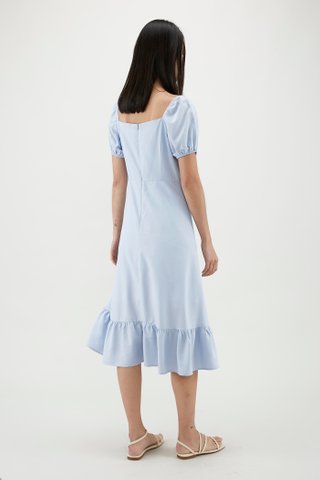 Eydie Puff-Sleeve Dress