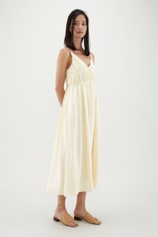 Ayesha Textured Empire-Waist Dress