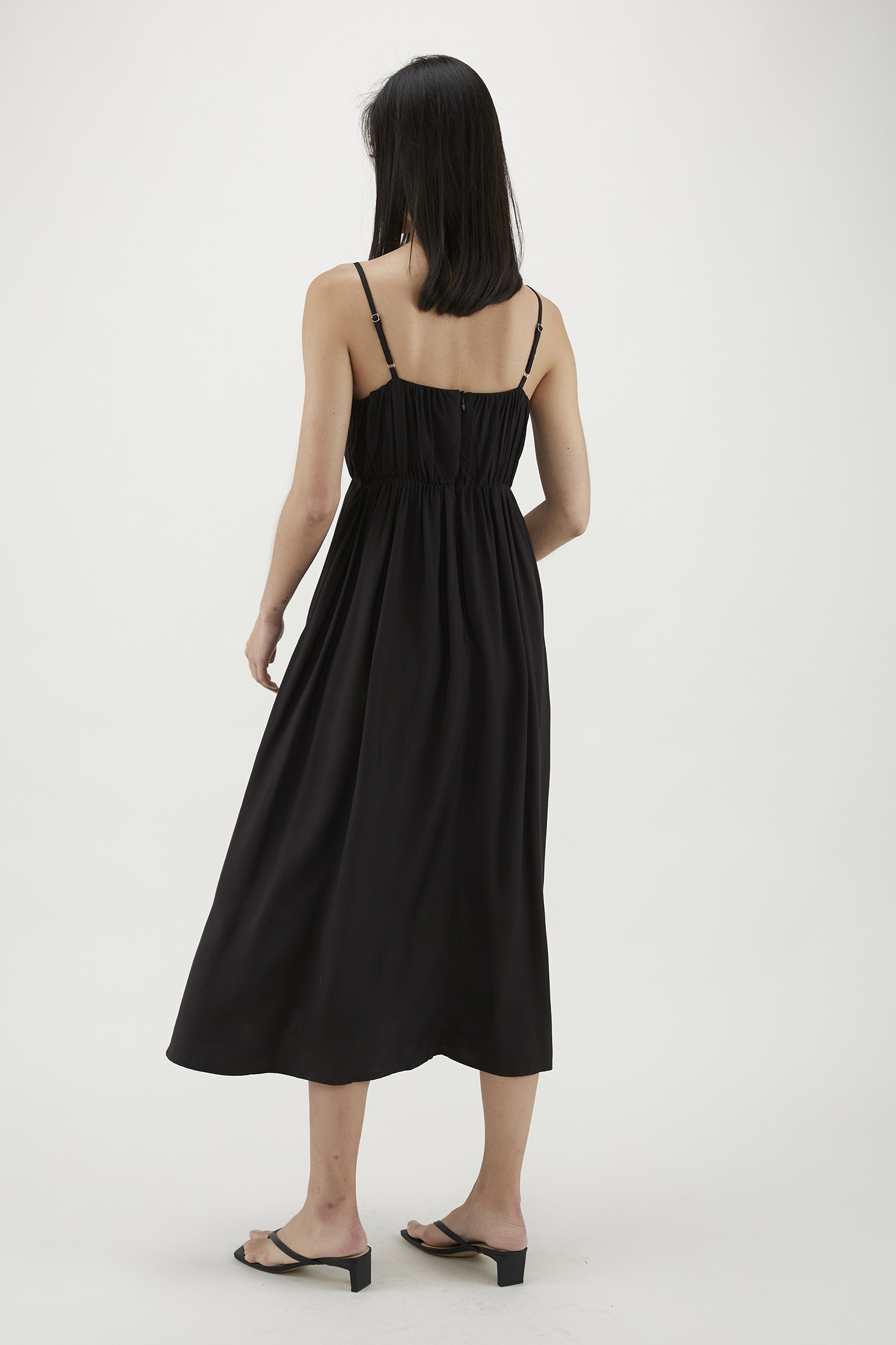 Ayesha Textured Empire-Waist Dress