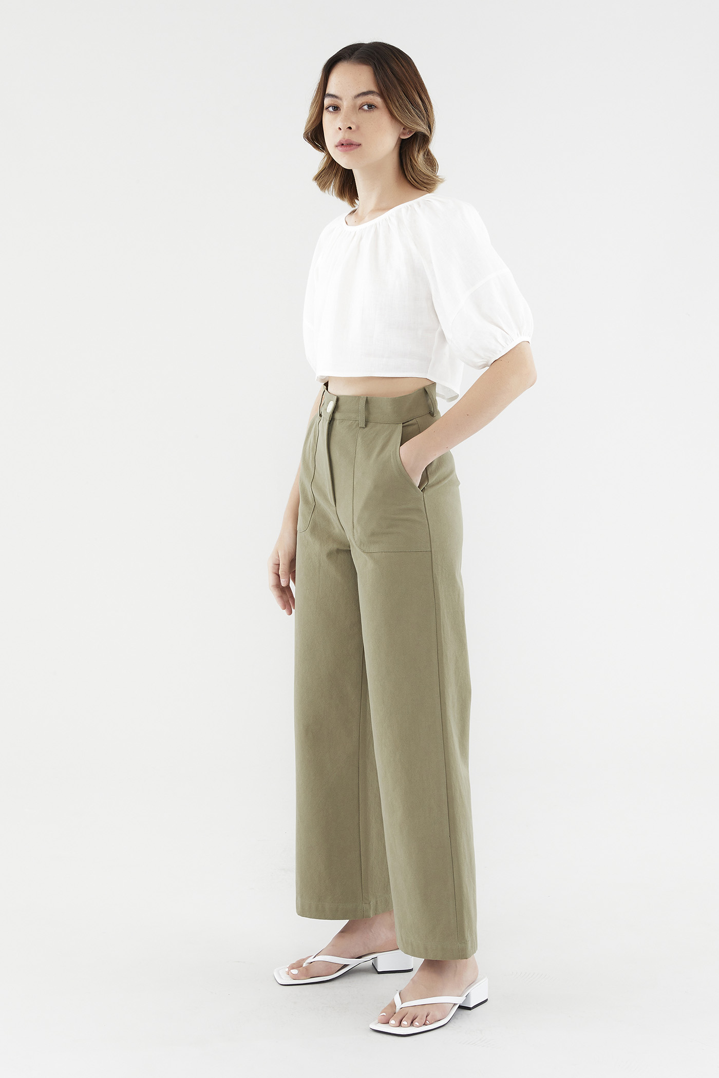 Derryl Wide-leg Pants 