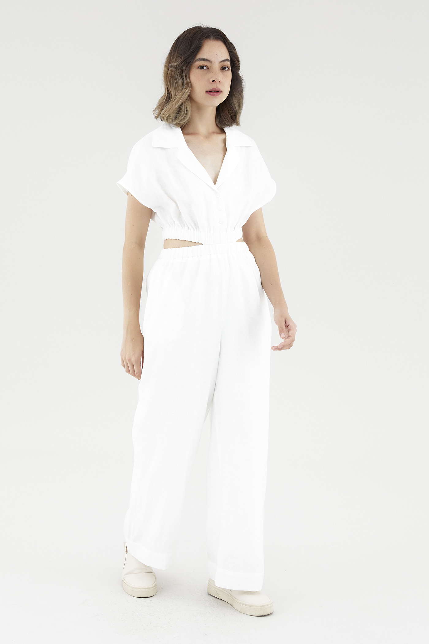 Cataleya Linen Cut-Out Jumpsuit