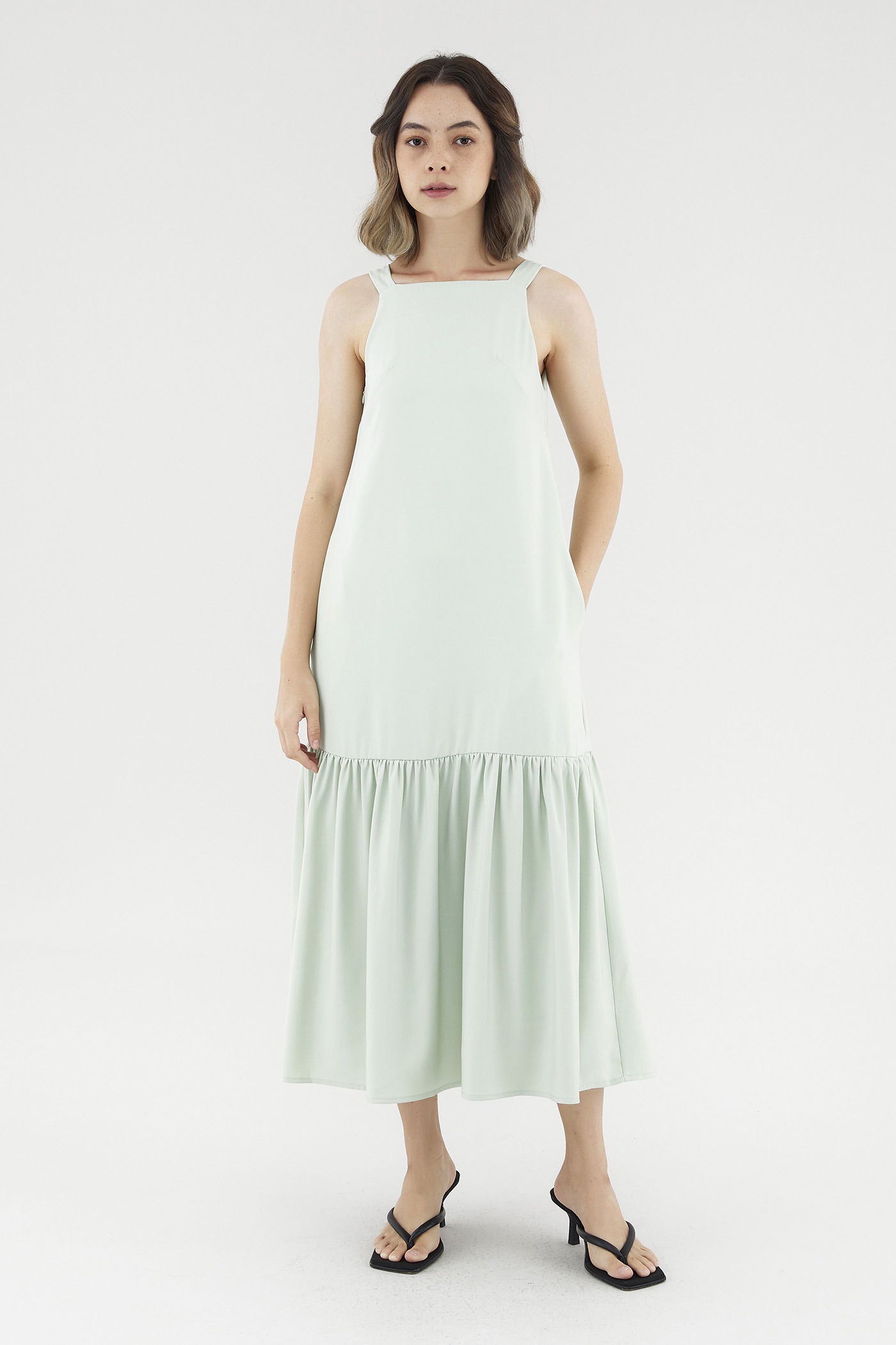 Milani U-Back Drop-Tier Dress