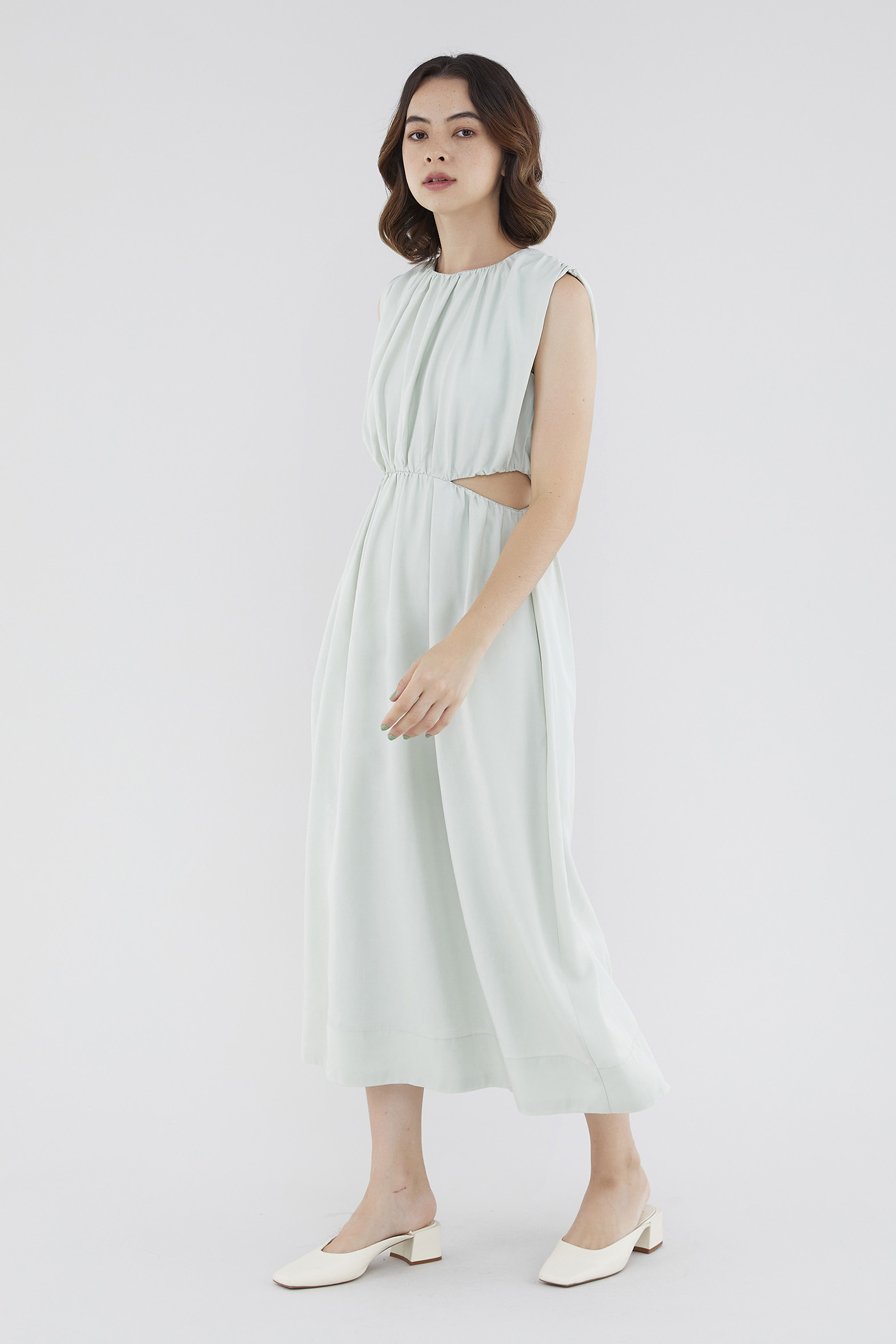 Glenis Waist Cut-Out Dress