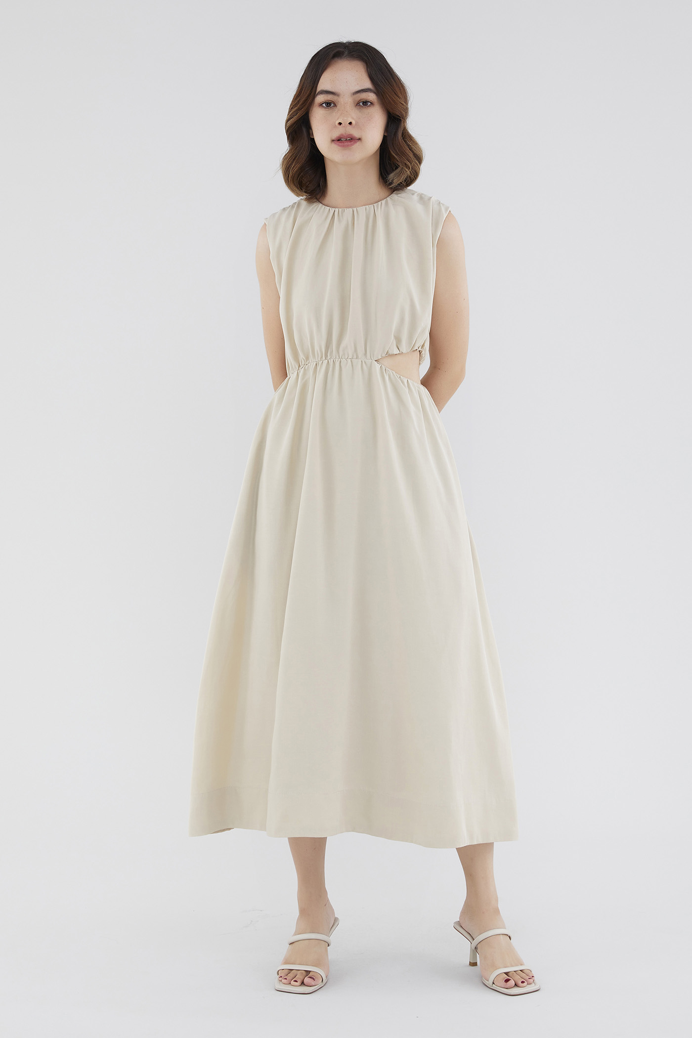 Glenis Waist Cut-Out Dress