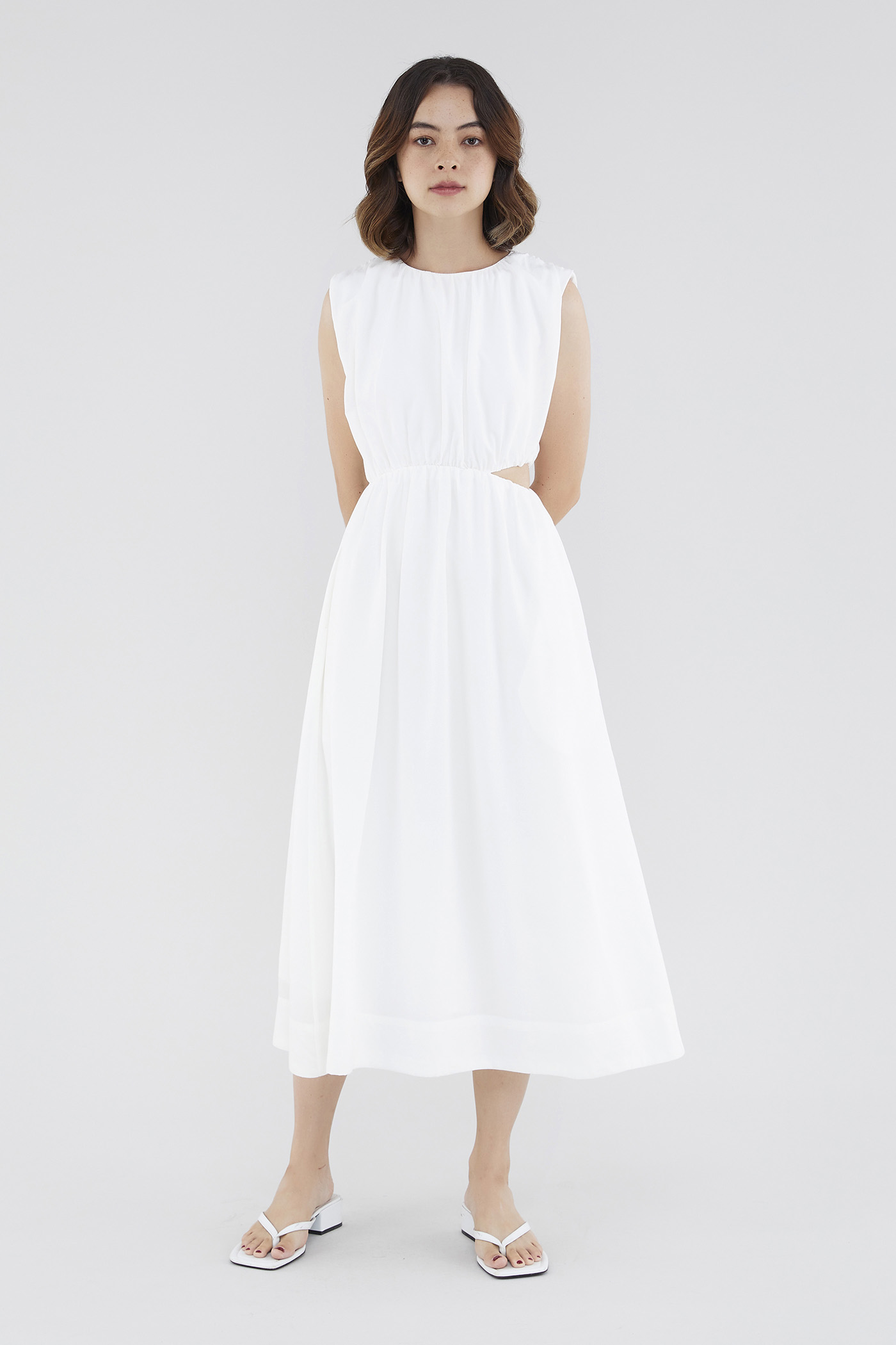 Glenis Waist Cut-Out Dress