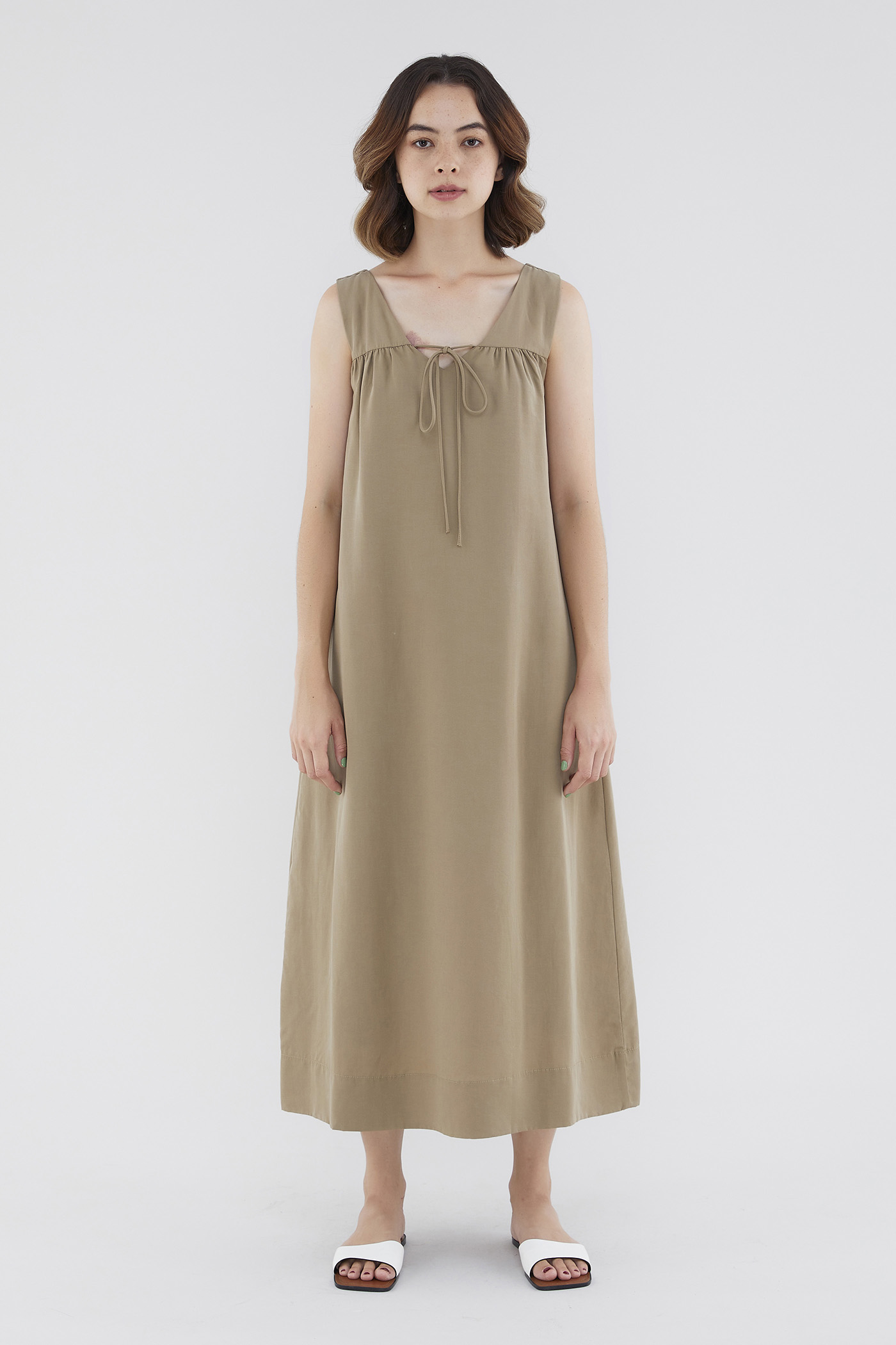 Lyssie V-Neck Tent Dress