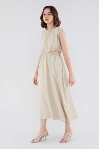 Glenis Waist Cut-Out Dress