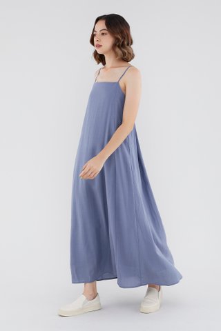 Shanelle Back-Pleat Dress