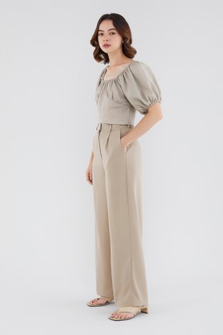 Cascy Linen Off-Shoulder Blouse