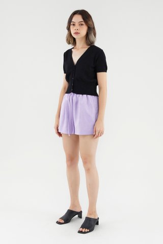 Alyvia Button-Down Knit Top