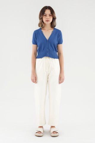 Alyvia Button-Down Knit Top