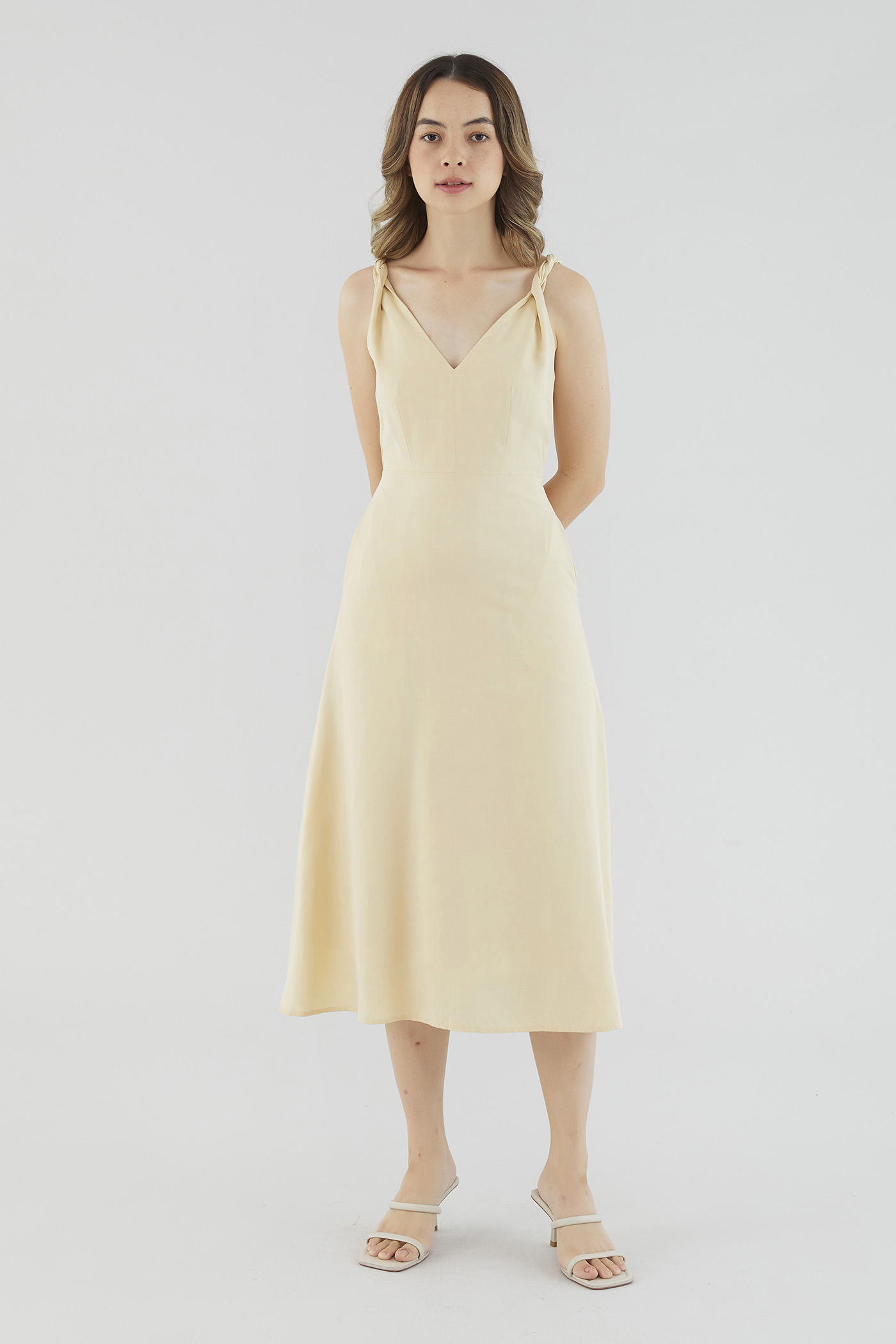 Kadisha Twisted Strap Dress