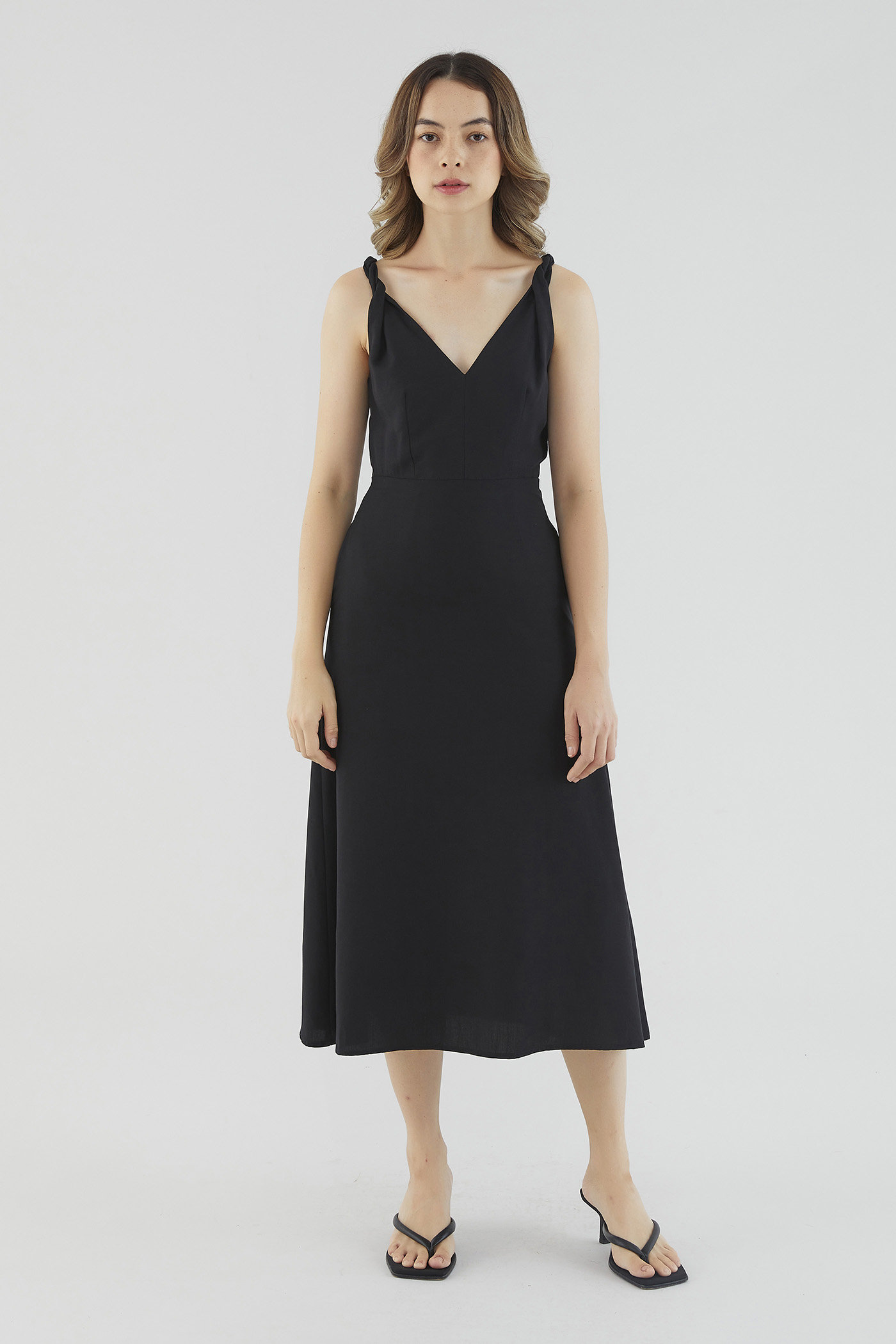 Kadisha Twisted Strap Dress