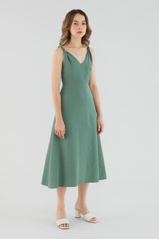 Kadisha Twisted Strap Dress