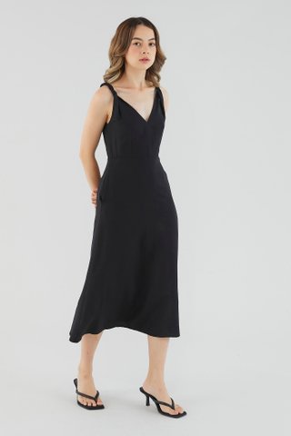 Kadisha Twisted Strap Dress