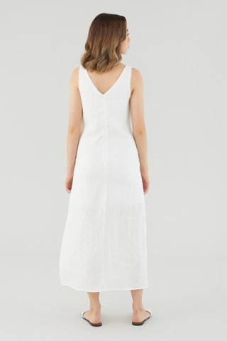 Raylina Linen Column Dress
