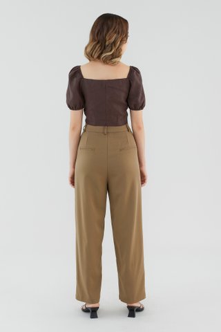 Jearl Linen Tie-Front Blouse