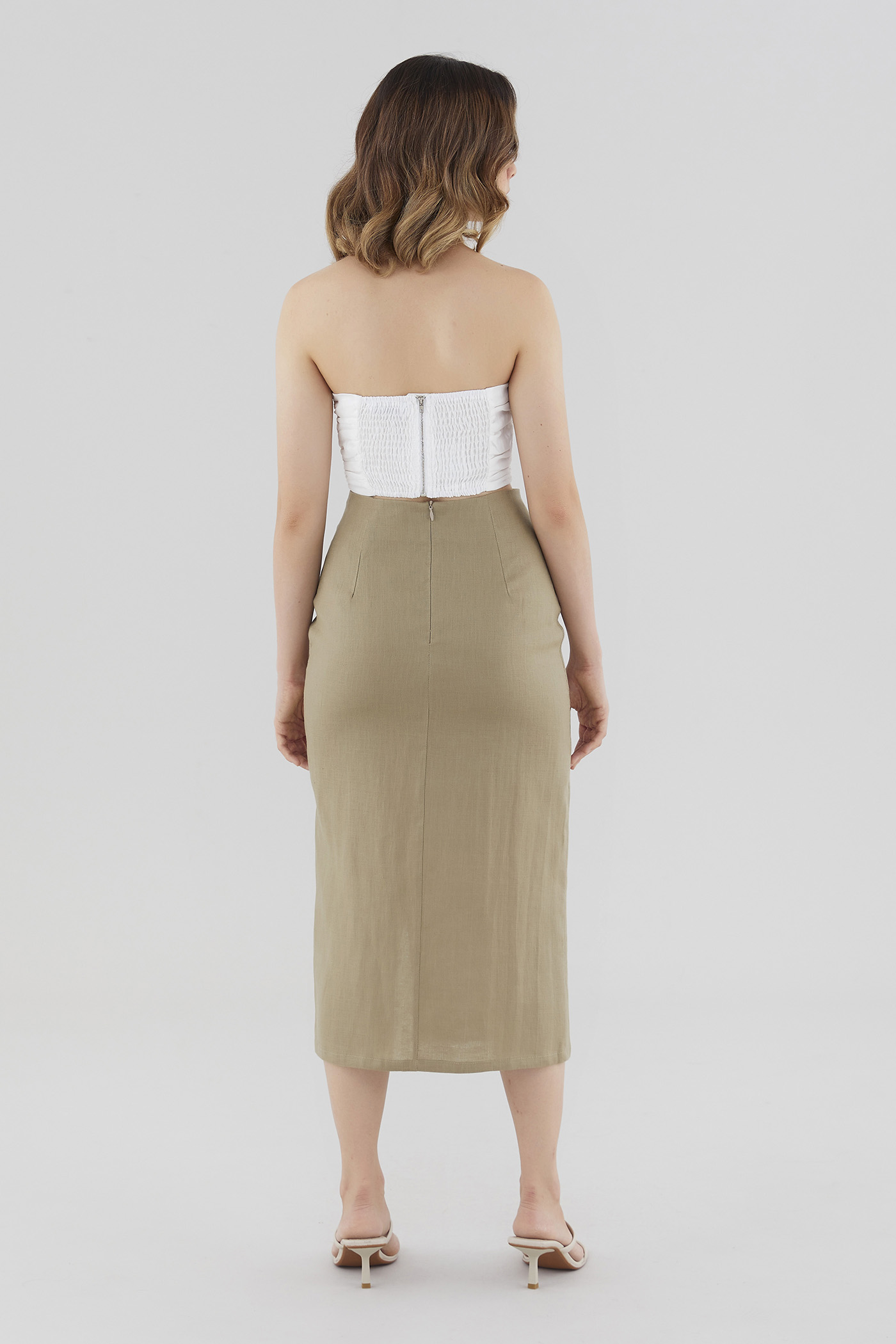 Suzie Linen Tube Top