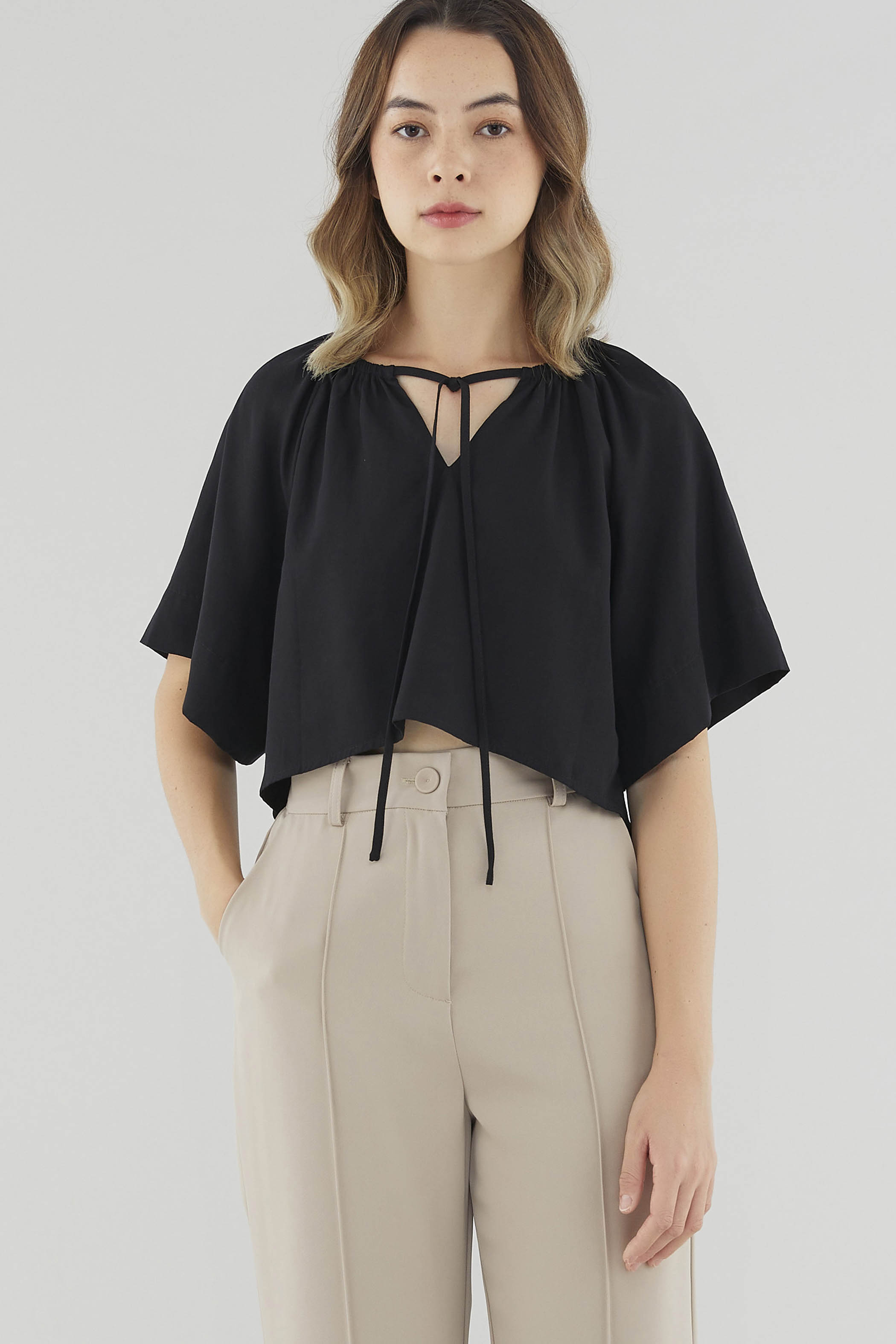 Cosette Wide-Sleeve Blouse
