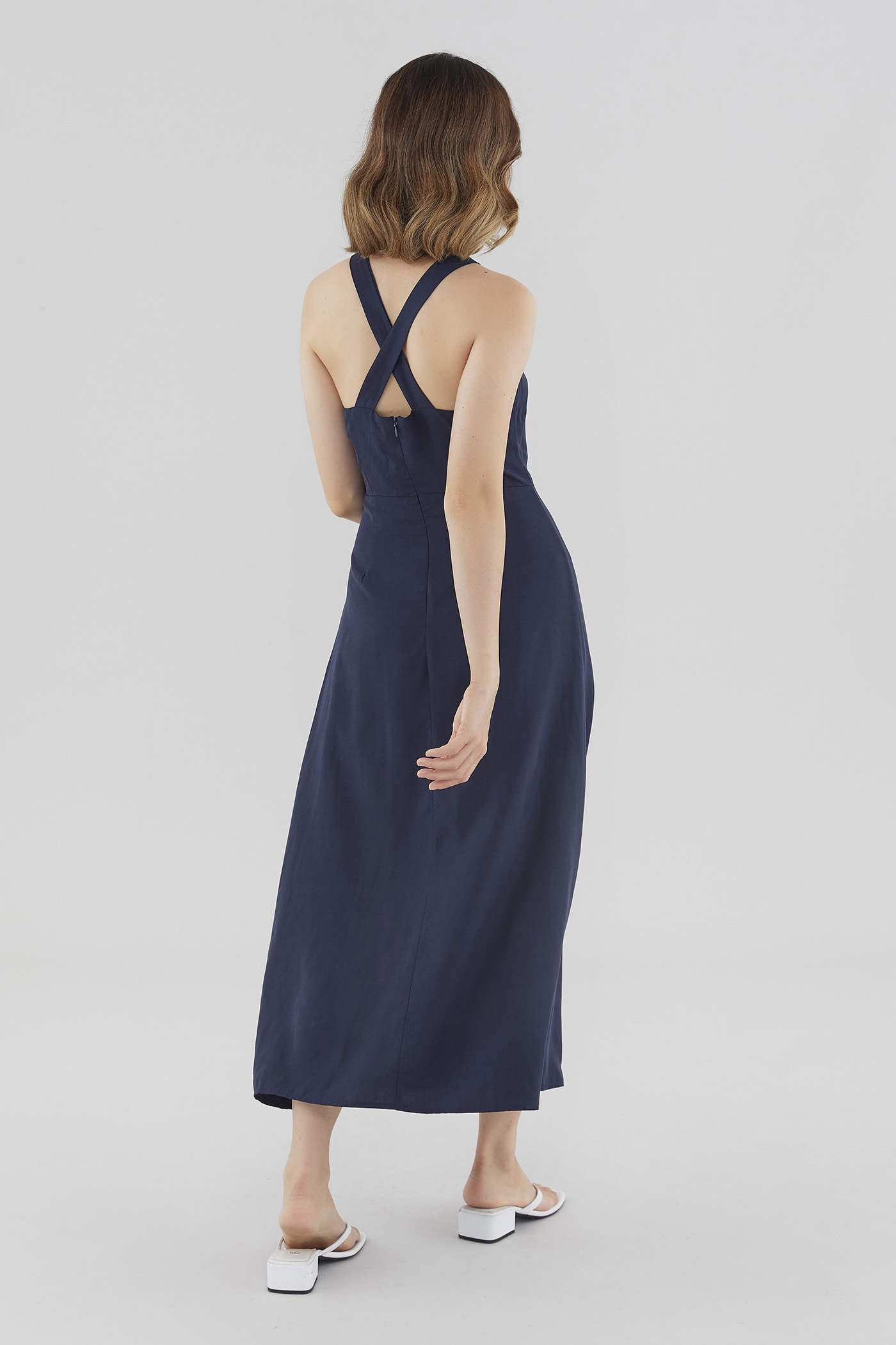 Kaileen Cross-Back Dress