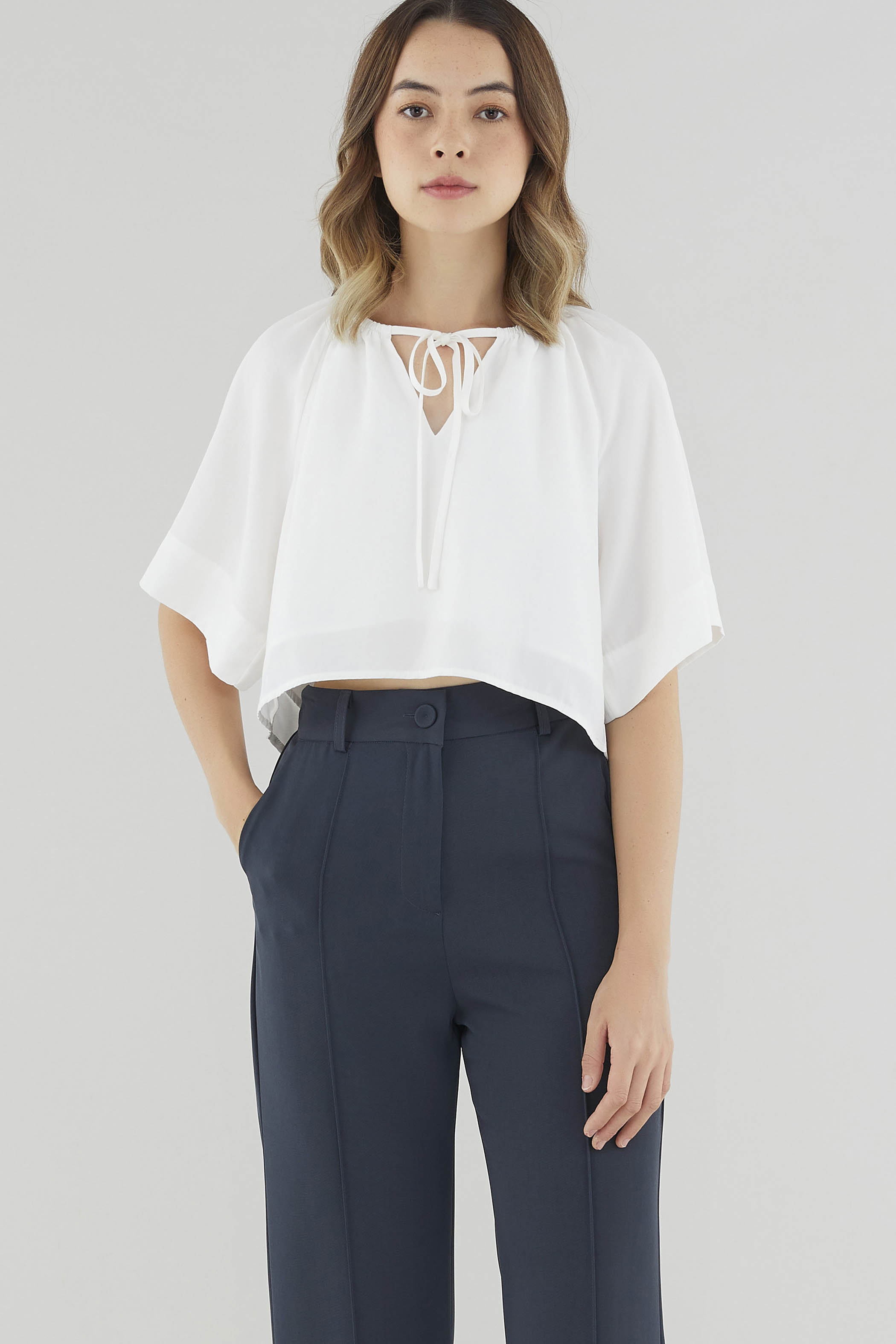 Cosette Wide-Sleeve Blouse