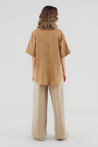 Jeneca Linen Short Sleeve Shirt