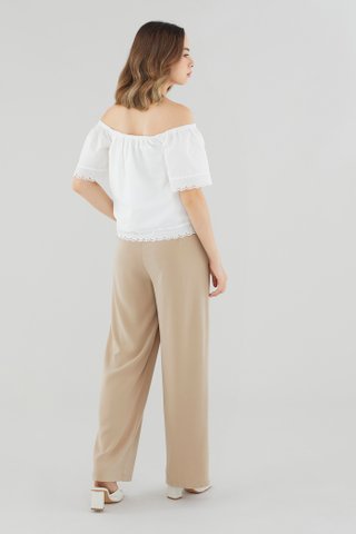 Onelia Lace Trimmed Blouse