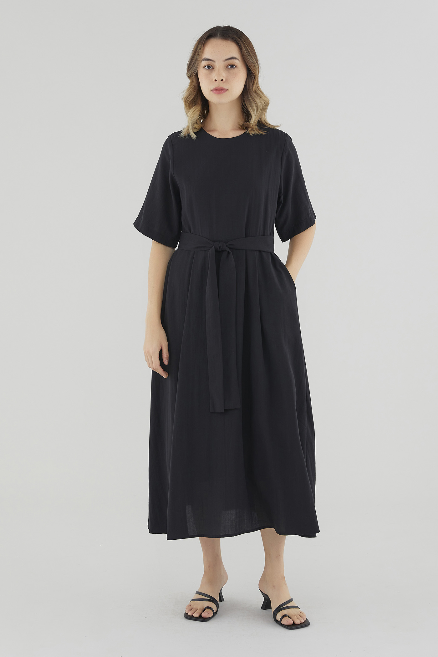 Bertine Belted Dress