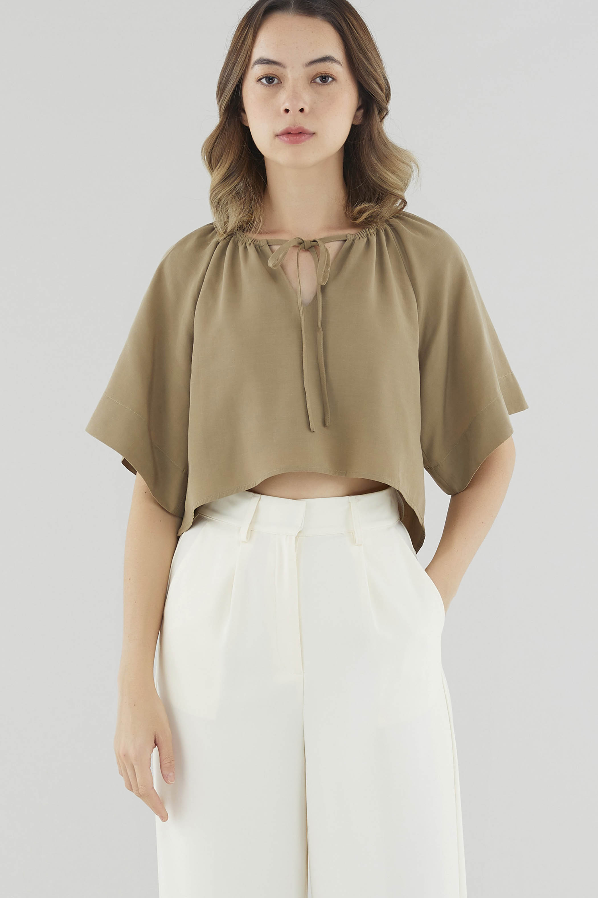 Cosette Wide-Sleeve Blouse