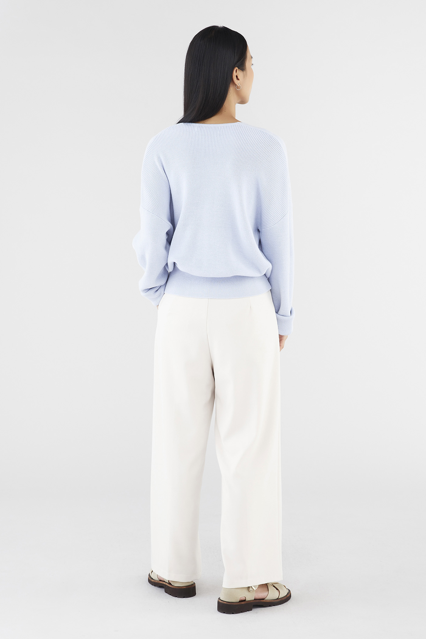 Elayne Wrap Knit Blouse