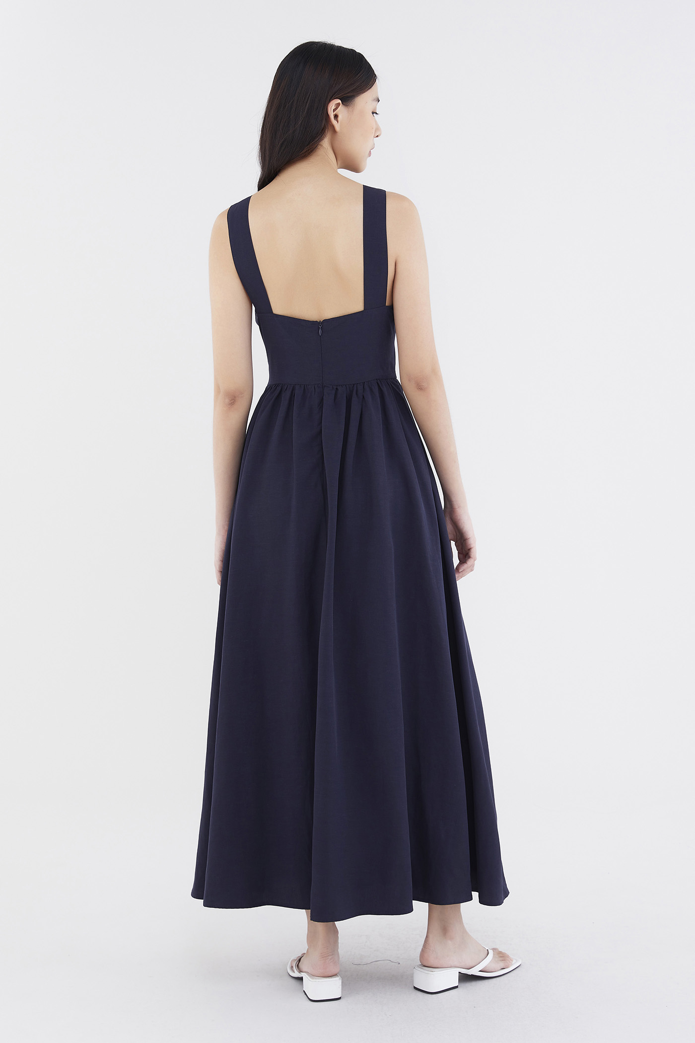 Hazell Padded V-Neck Dress