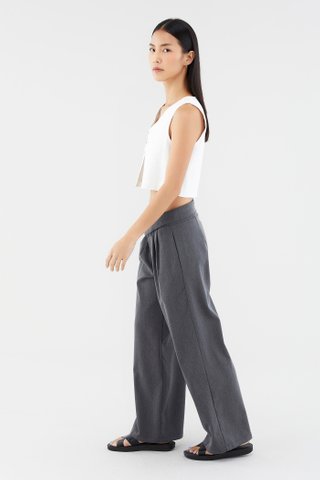 Henrik Low-Rise Wide Leg Pants