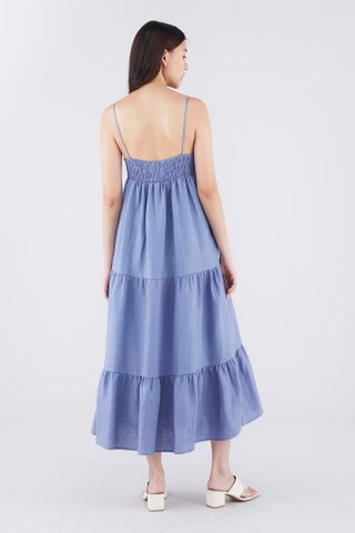 Rorie Linen Tiered Dress