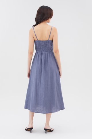 Harper Linen Swing Dress