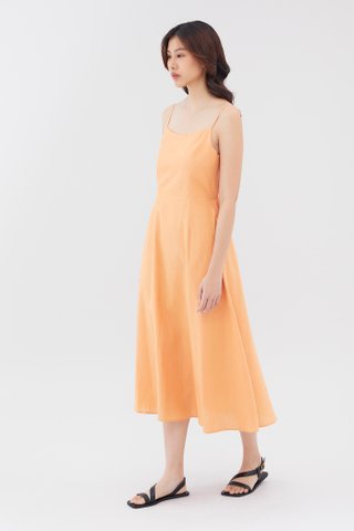 Harper Linen Swing Dress