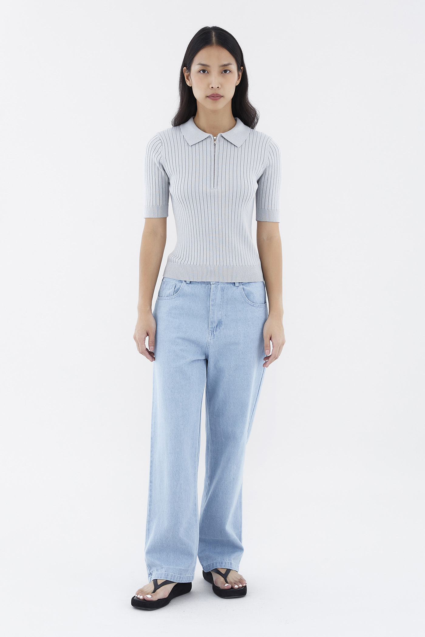 Nodelyn Polo Knit Top