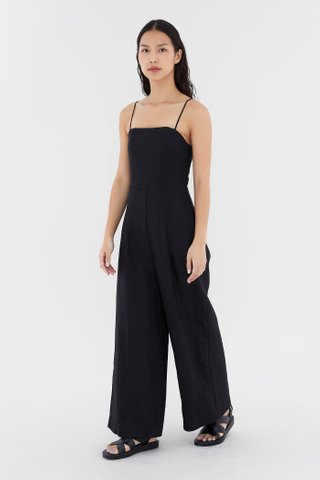 Henzo Linen Wide Leg Jumpsuit