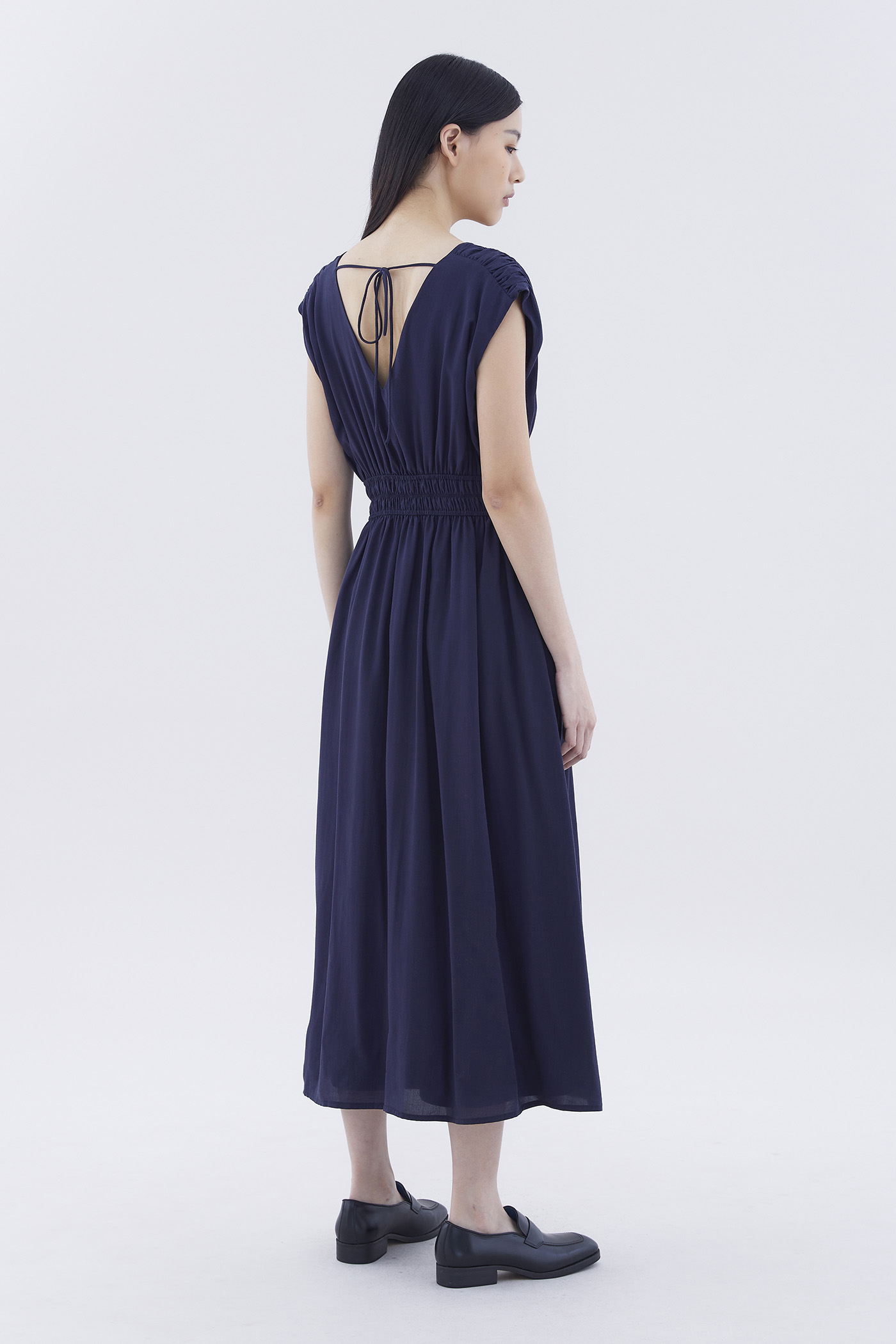 Selane Smock-Waist Dress