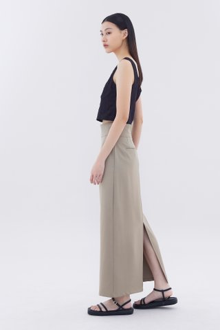 Descue High-Rise Straight Skirt