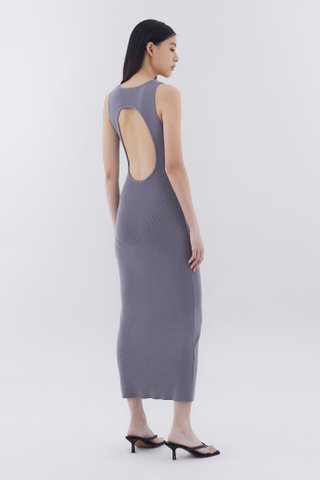 Zefeena Cut-out Back Fitted Dress