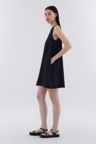 Myrah Linen Shift Dress