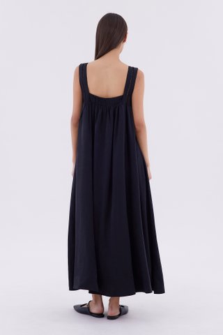 Debrea Pin Tuck Maxi Dress