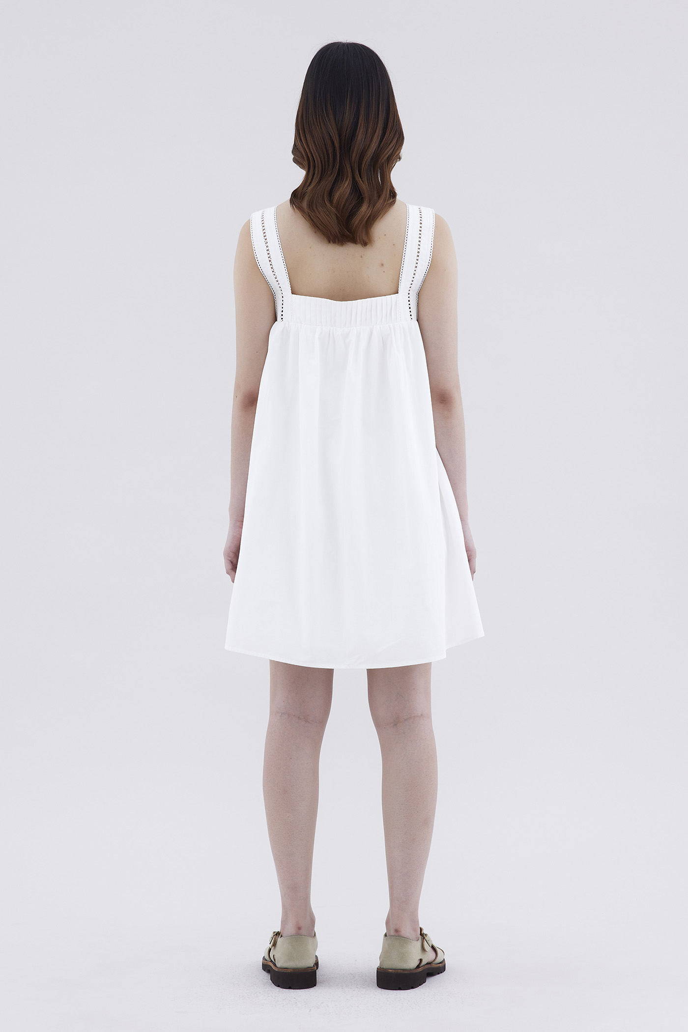 Astra Pin Tuck Short Dress