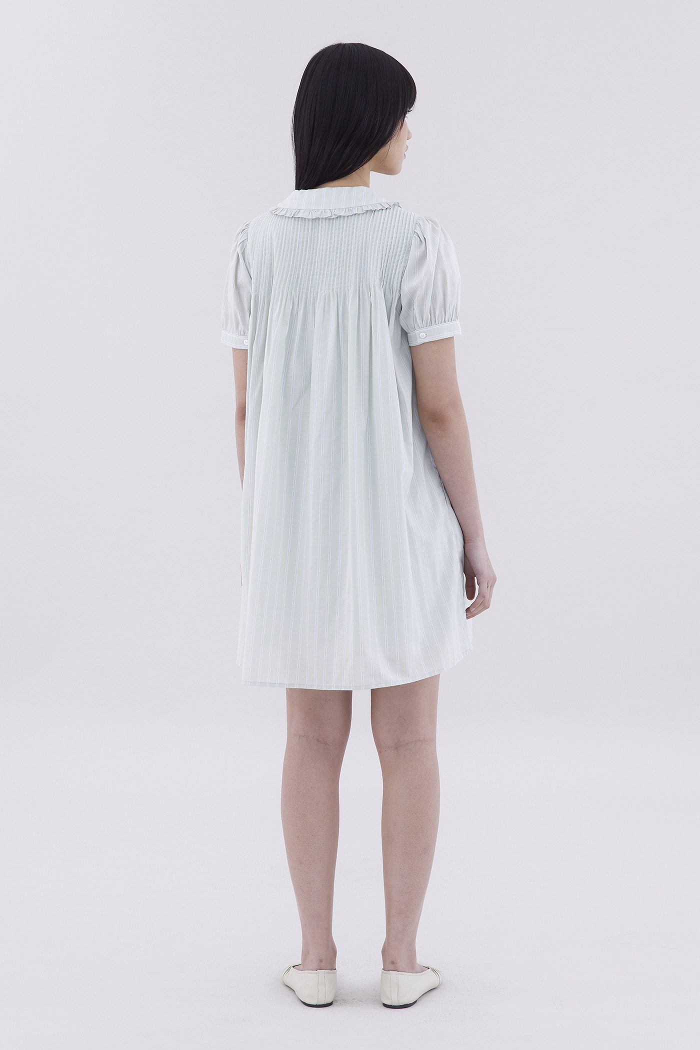Merene Pin-Tuck Dress