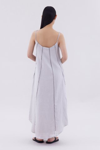 Delena Lace-Trim Panelled Dress