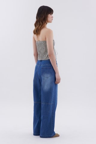 Caeri Mid-Rise Straight Jeans