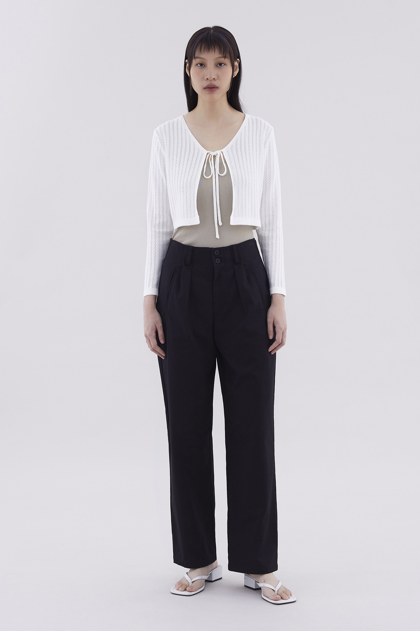 Mabele High-Rise Straight Pants